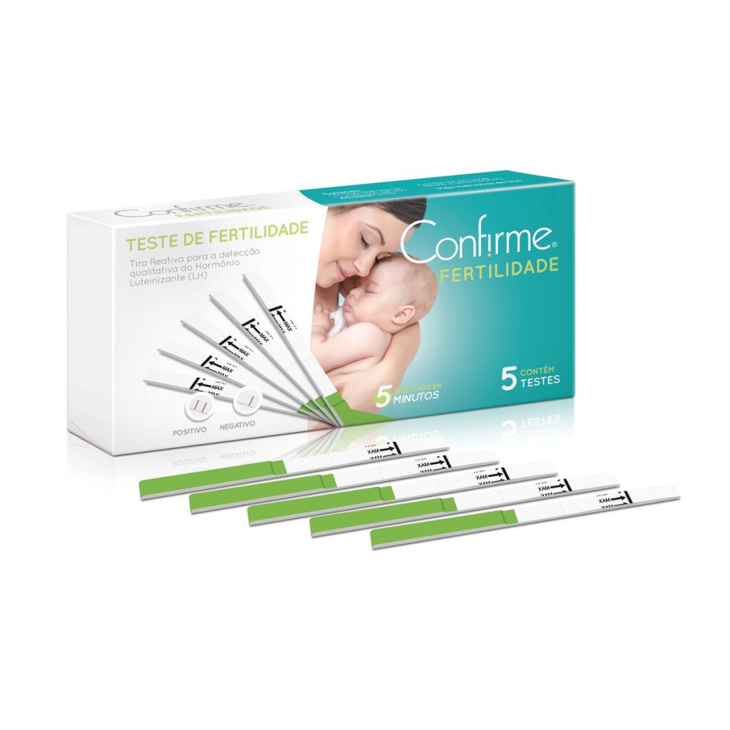 5 Tiras Teste de Ouvlação Confirme Fertilidade