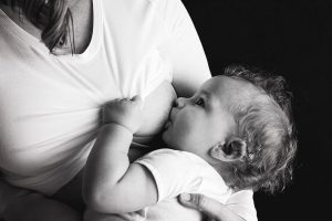 woman breastfeeding