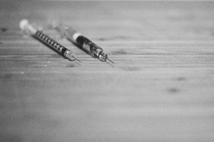contraceptive injection on top of the table