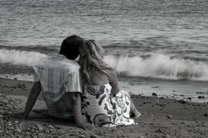 couple on the beach